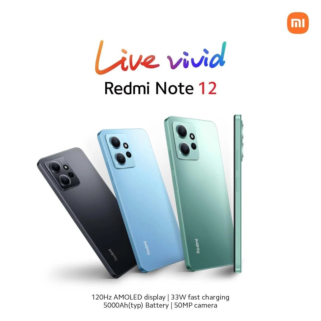 Xiaomi Redmi Note 12 Spesifikasi & Harga Terbaru Xiaomi Redmi Note 12 Spesifikasi & Harga Terbaru