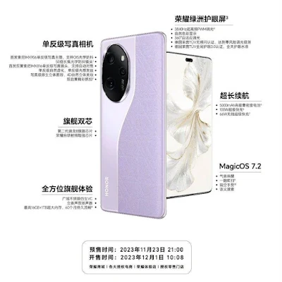 Spesifikasi Honor 100 Spesifikasi Honor 100