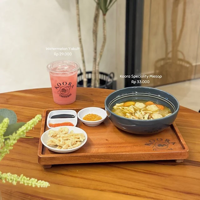 Menu di Koora Universe Cafe Medan Menu di Koora Universe Cafe Medan